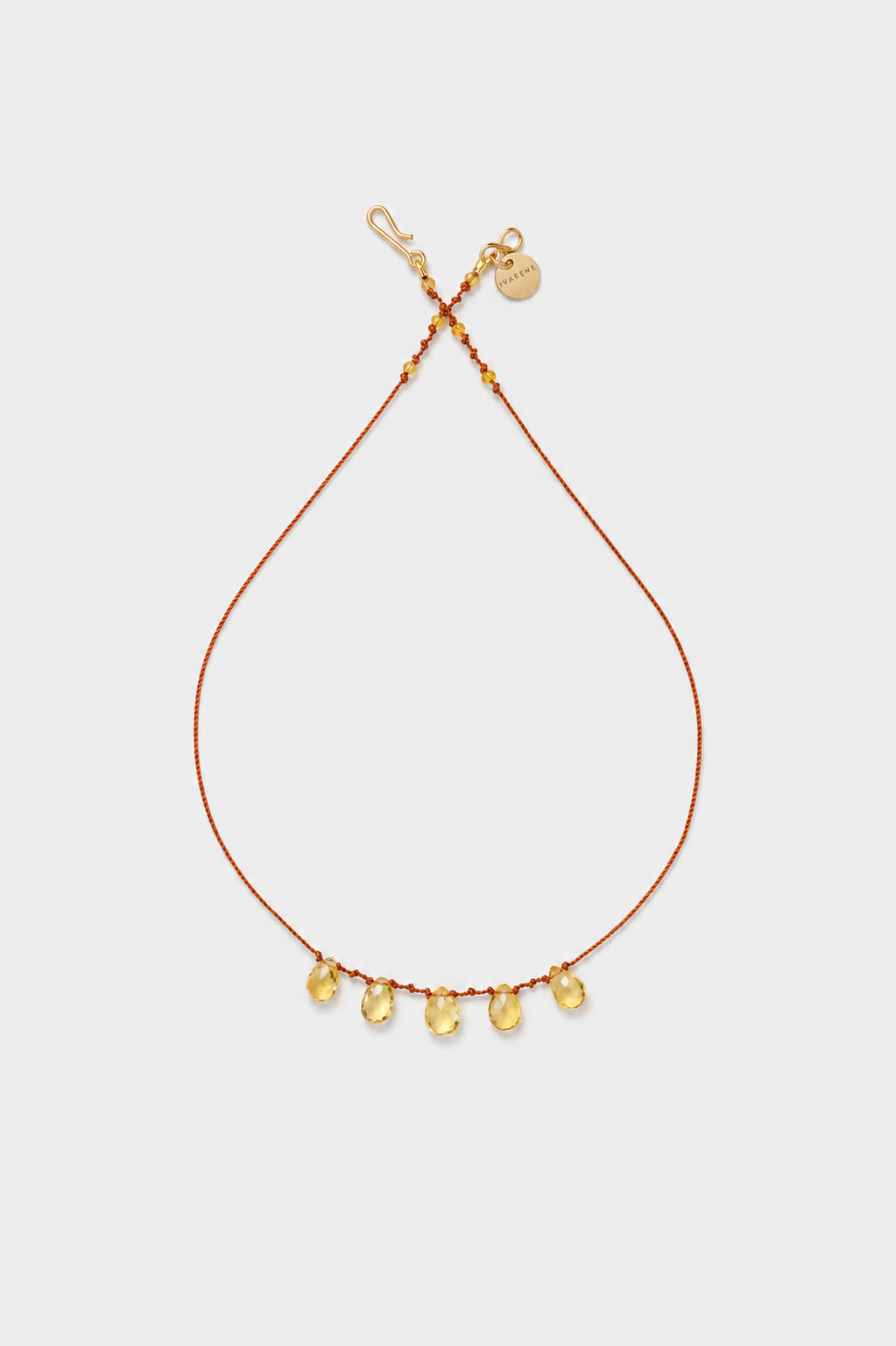5-Drop Necklace, Citrine
