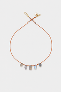 5-Drop Necklace, Labradorite