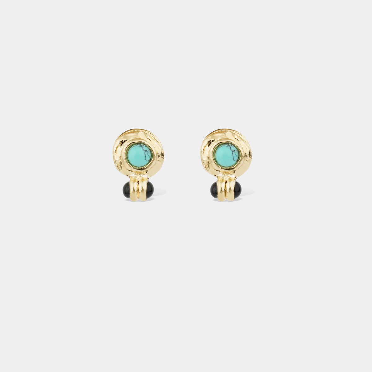 Amarante Mini Stud Earrings, Turquoise
