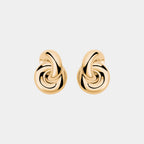 Amina Earrings, Gold