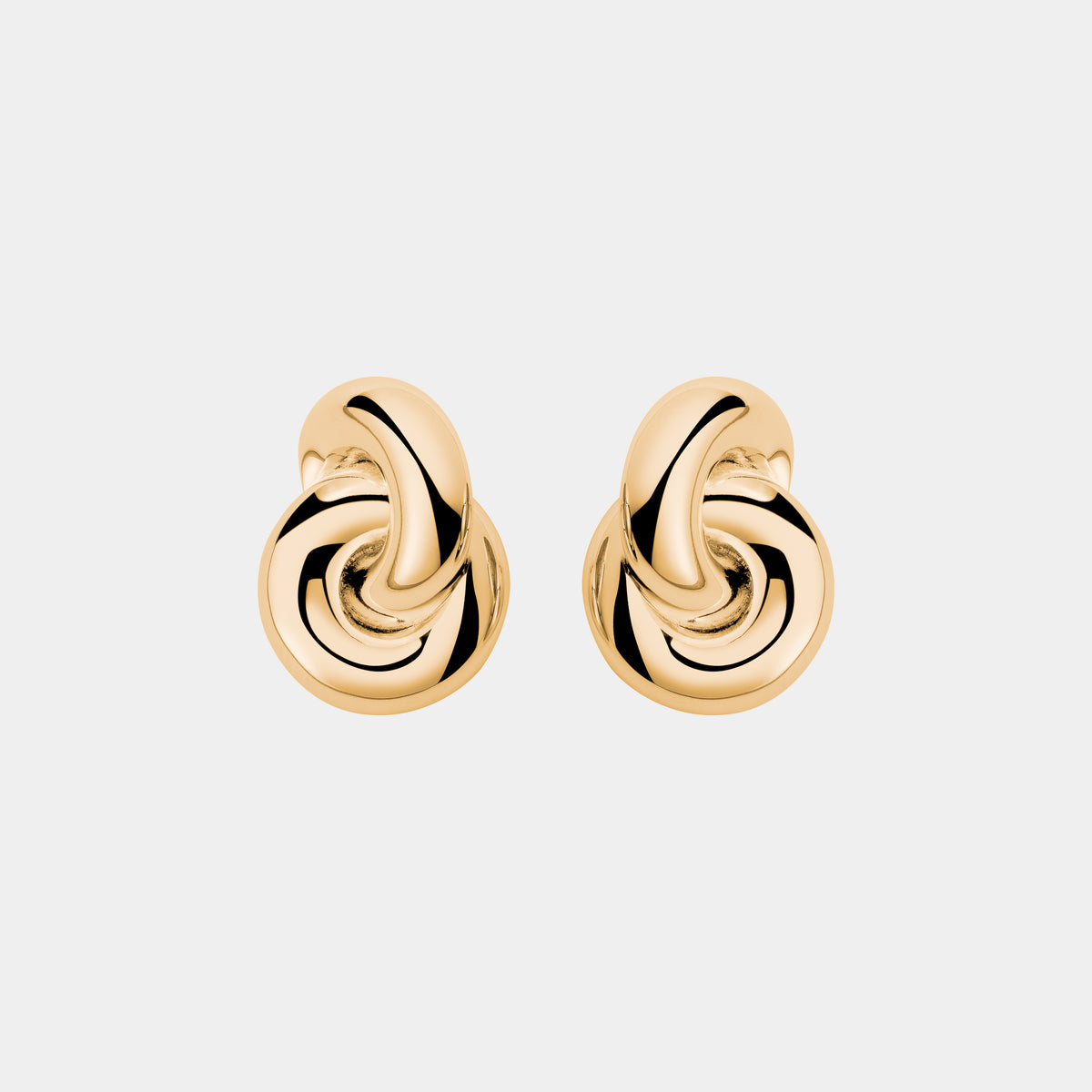 Amina Earrings, Gold