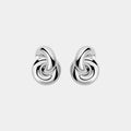 Amina Earrings, Silver