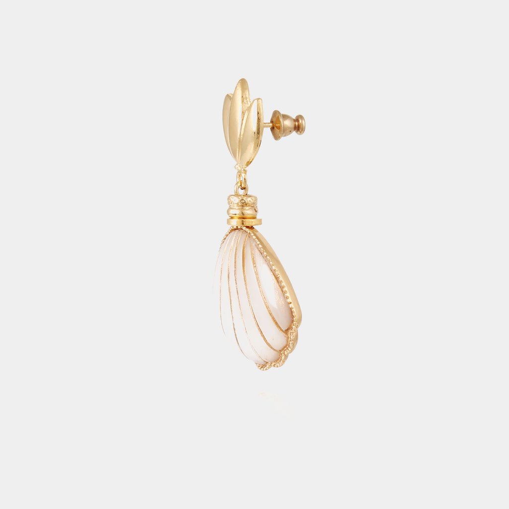 Sanibel Earrings, White Mother-of-Pearl