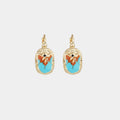Scaramouche Enamel Earrings