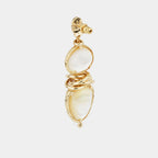 Sirena Earrings, White Mother-of-Pearl