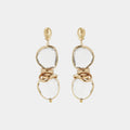 Sirena Earrings, Crystal