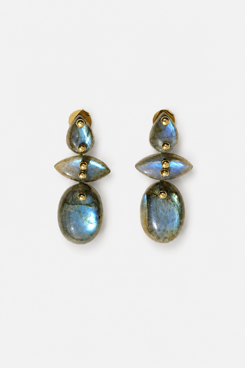 Avalon Earrings, Labradorite
