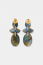 Avalon Earrings, Labradorite