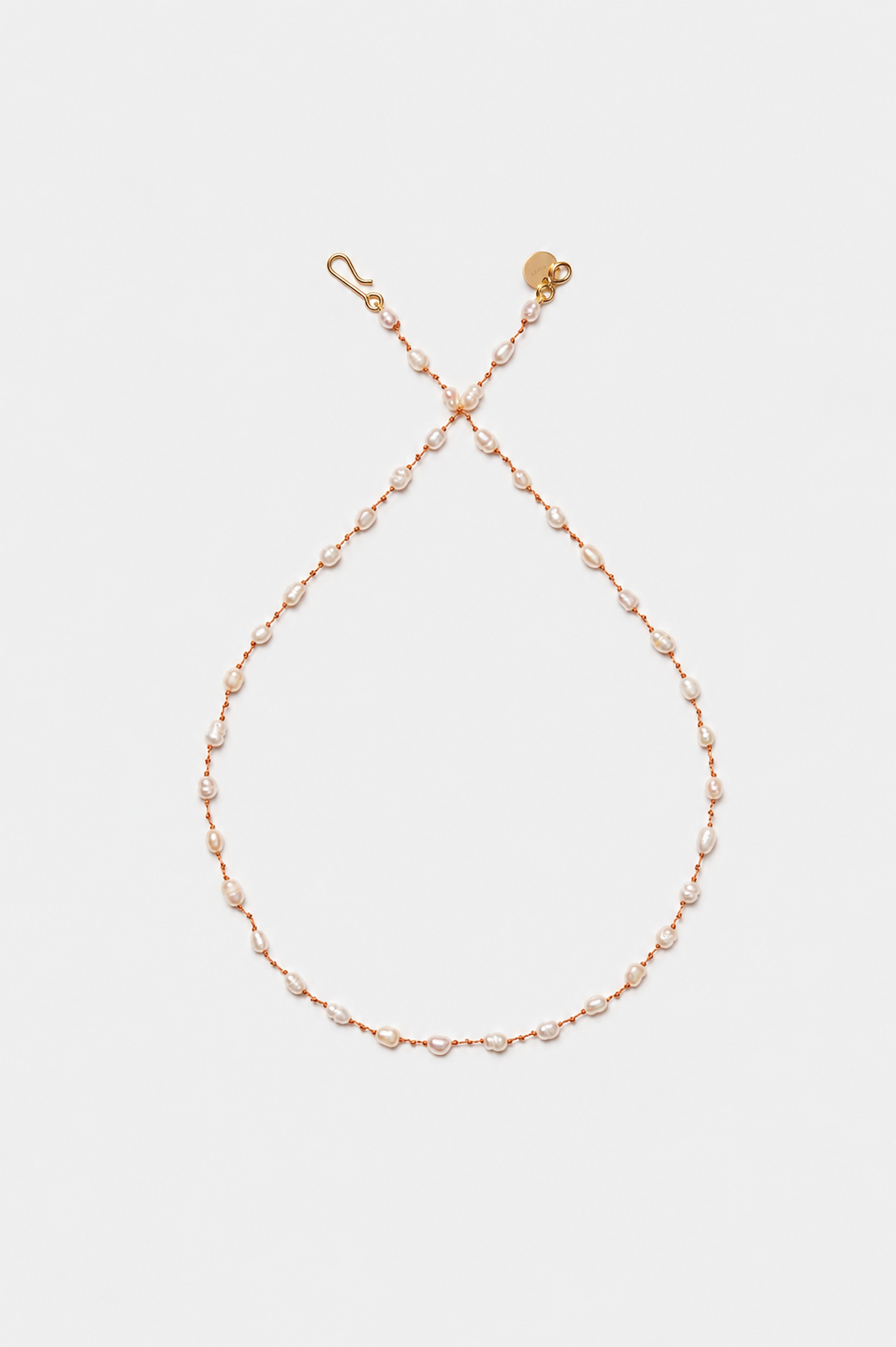 Bird Mini Necklace, Pearls