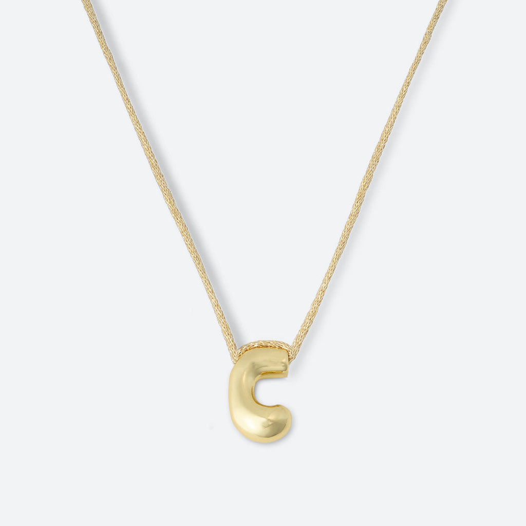 Joy Necklace,  Letter C