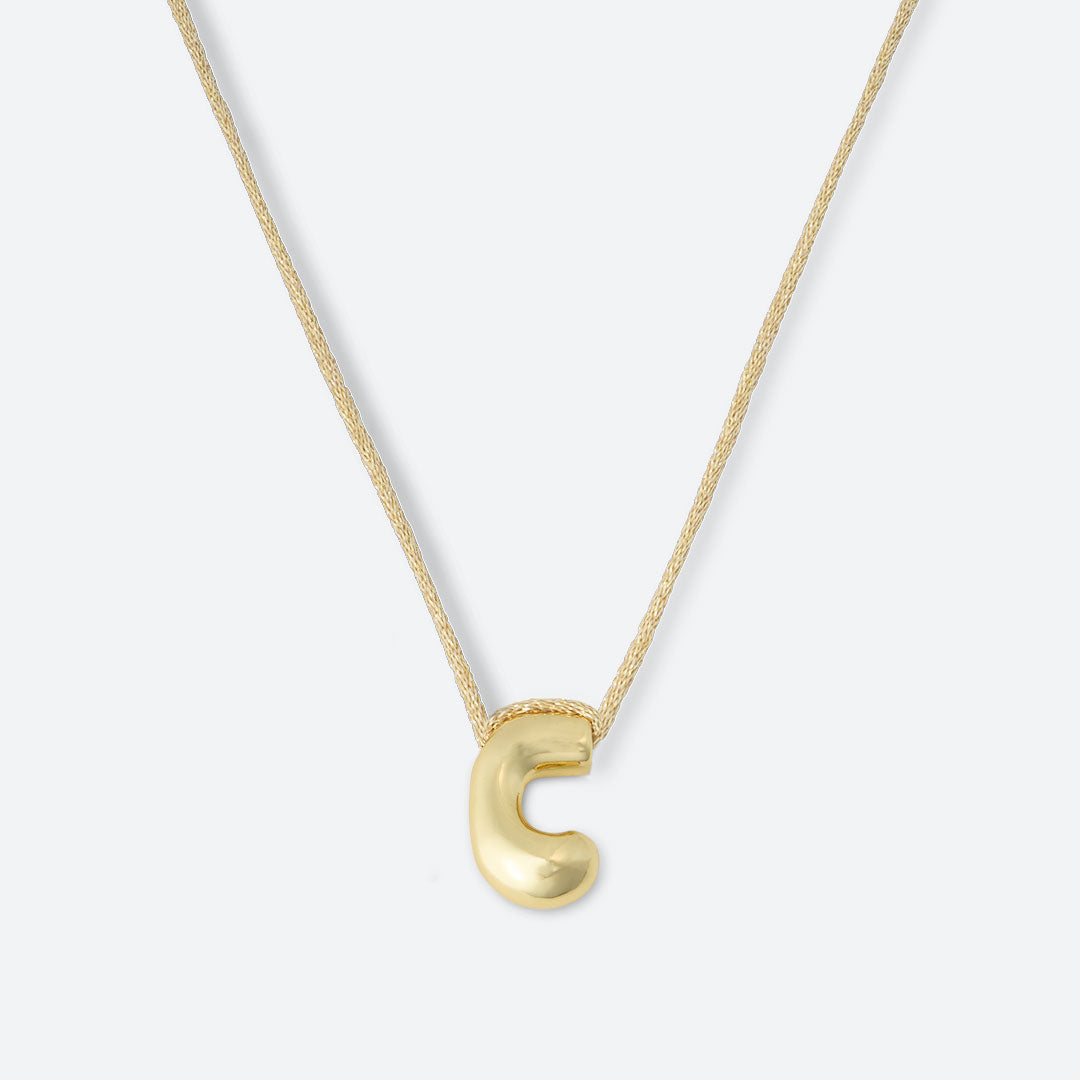Joy Necklace,  Letter C
