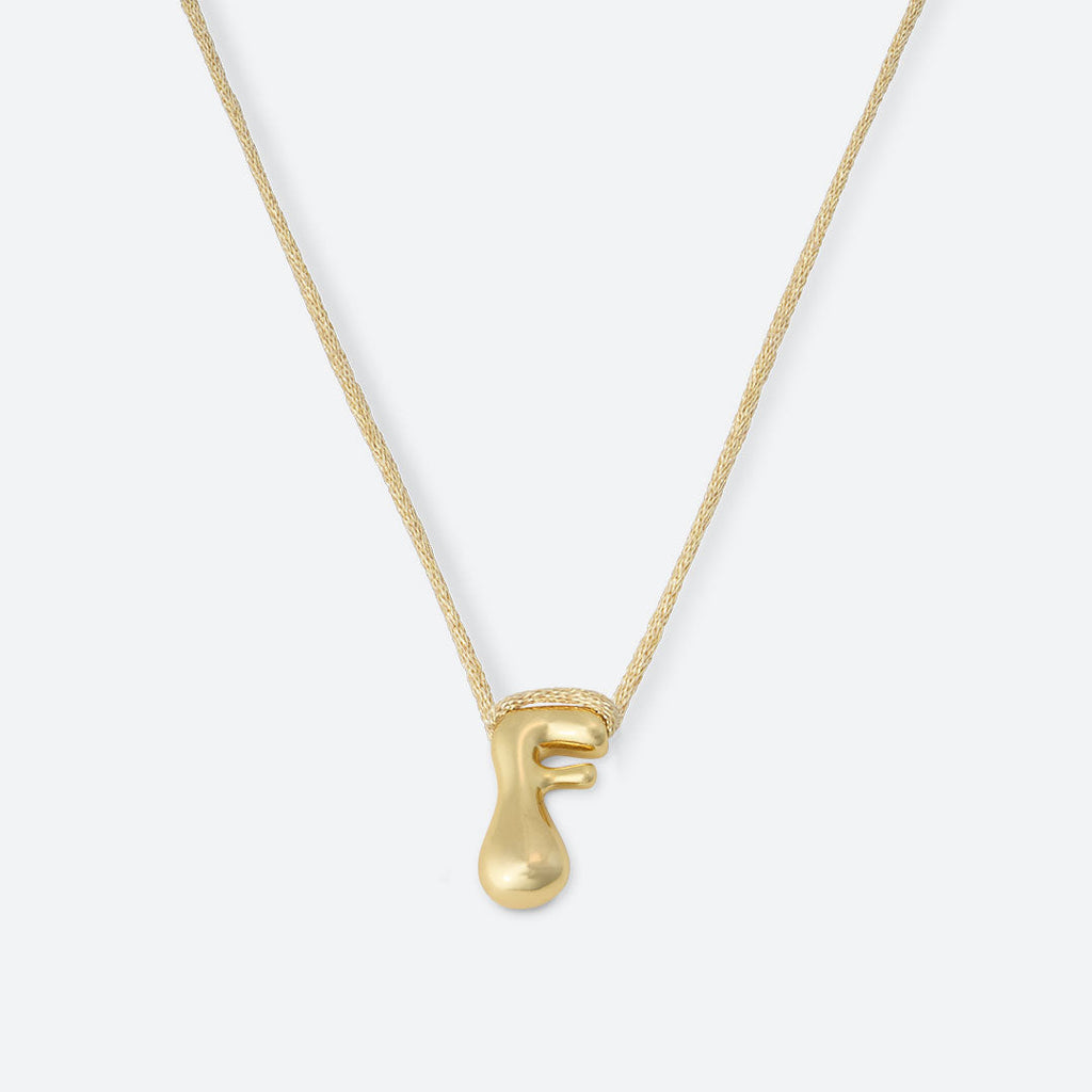 Joy Necklace,  Letter F
