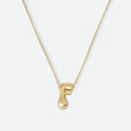 Joy Necklace,  Letter F