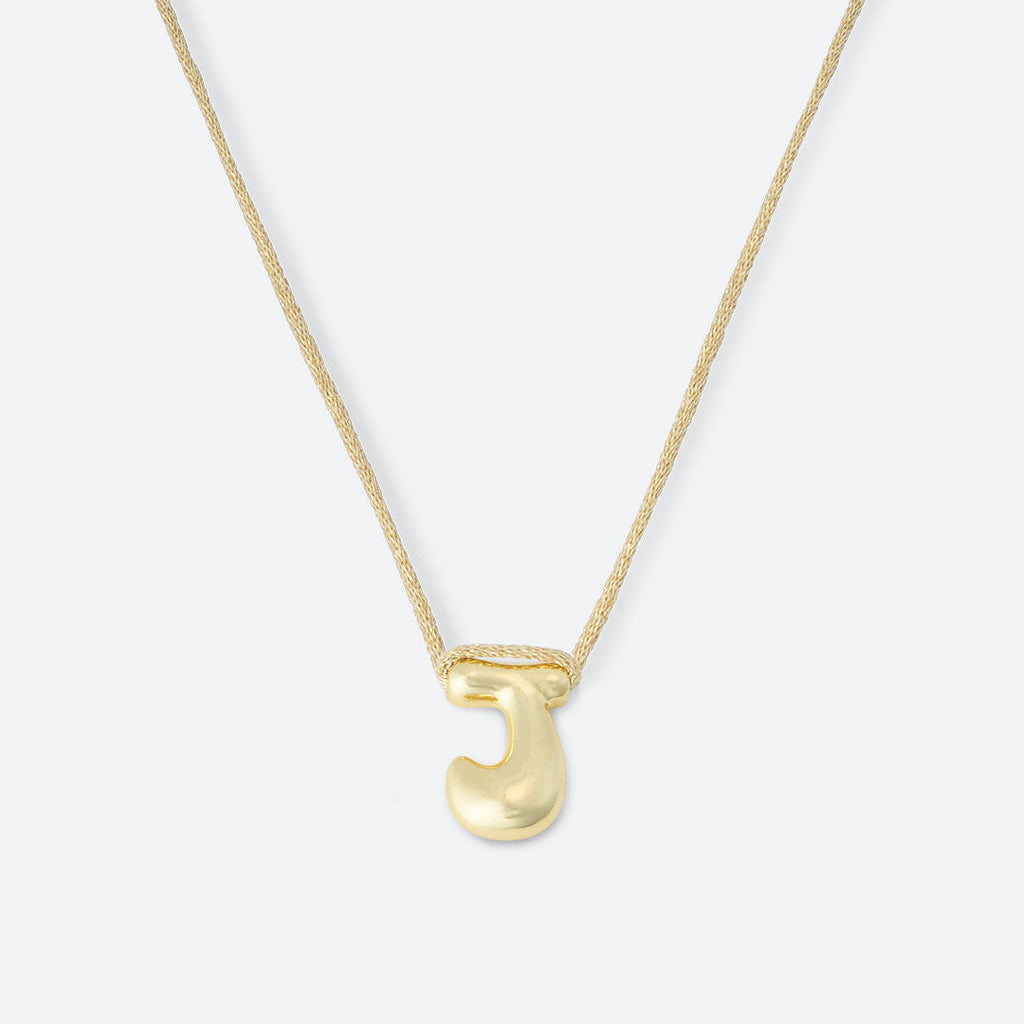 Joy Necklace,  Letter J