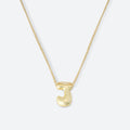 Joy Necklace,  Letter J