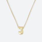 Joy Necklace,  Letter J