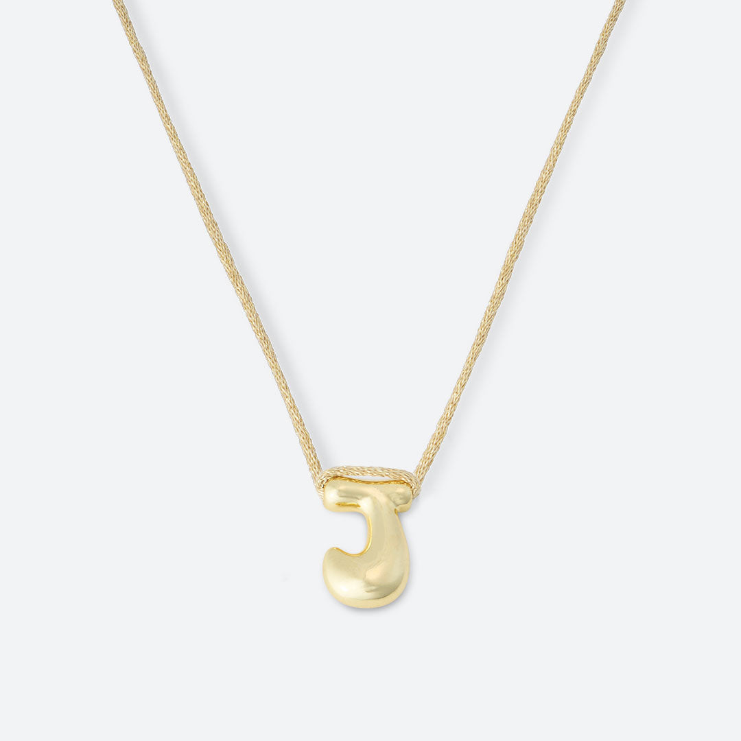 Joy Necklace,  Letter J