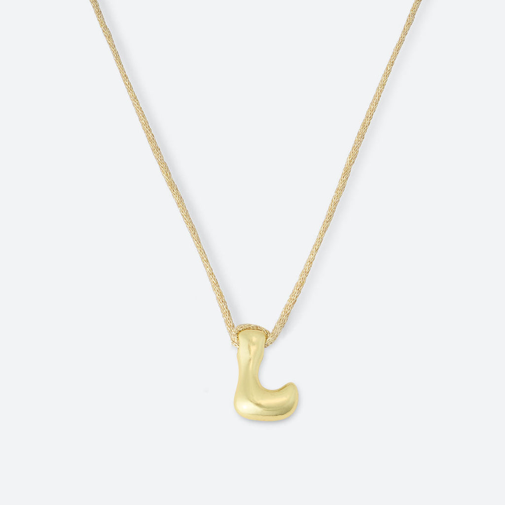 Joy Necklace,  Letter L