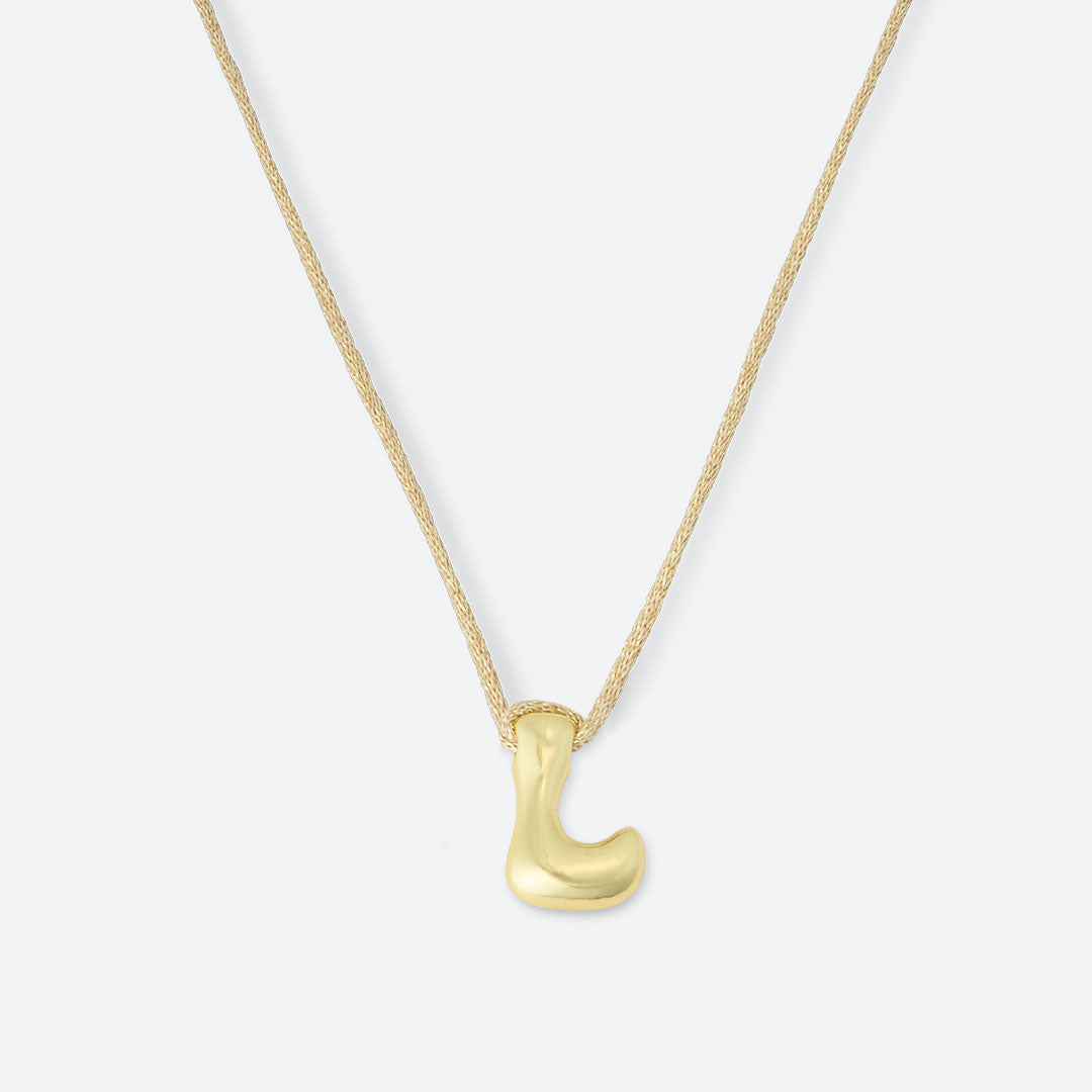 Joy Necklace,  Letter L
