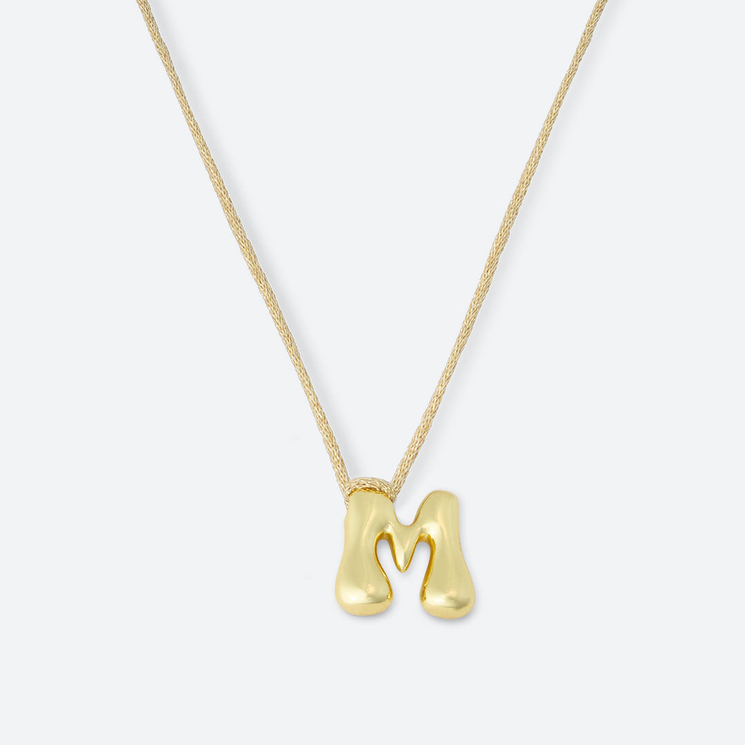 Joy Necklace,  Letter M