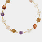 Rainbow Square Multi Necklace