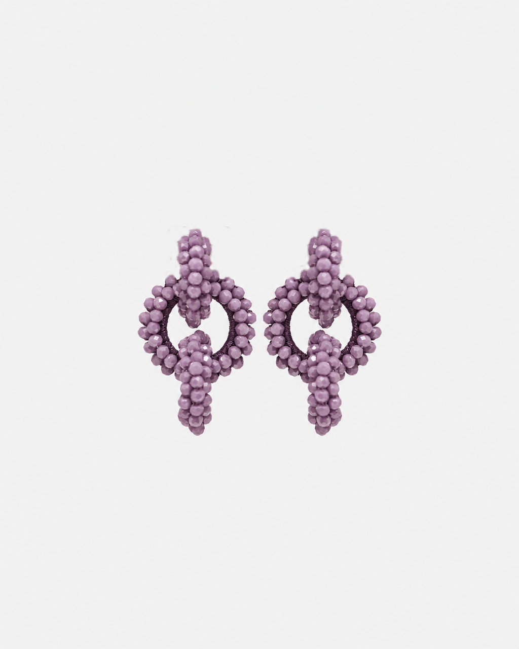 Tulip Earrings, Purple