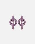 Tulip Earrings, Purple