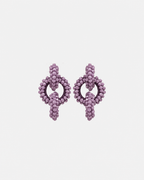 Tulip Earrings, Purple