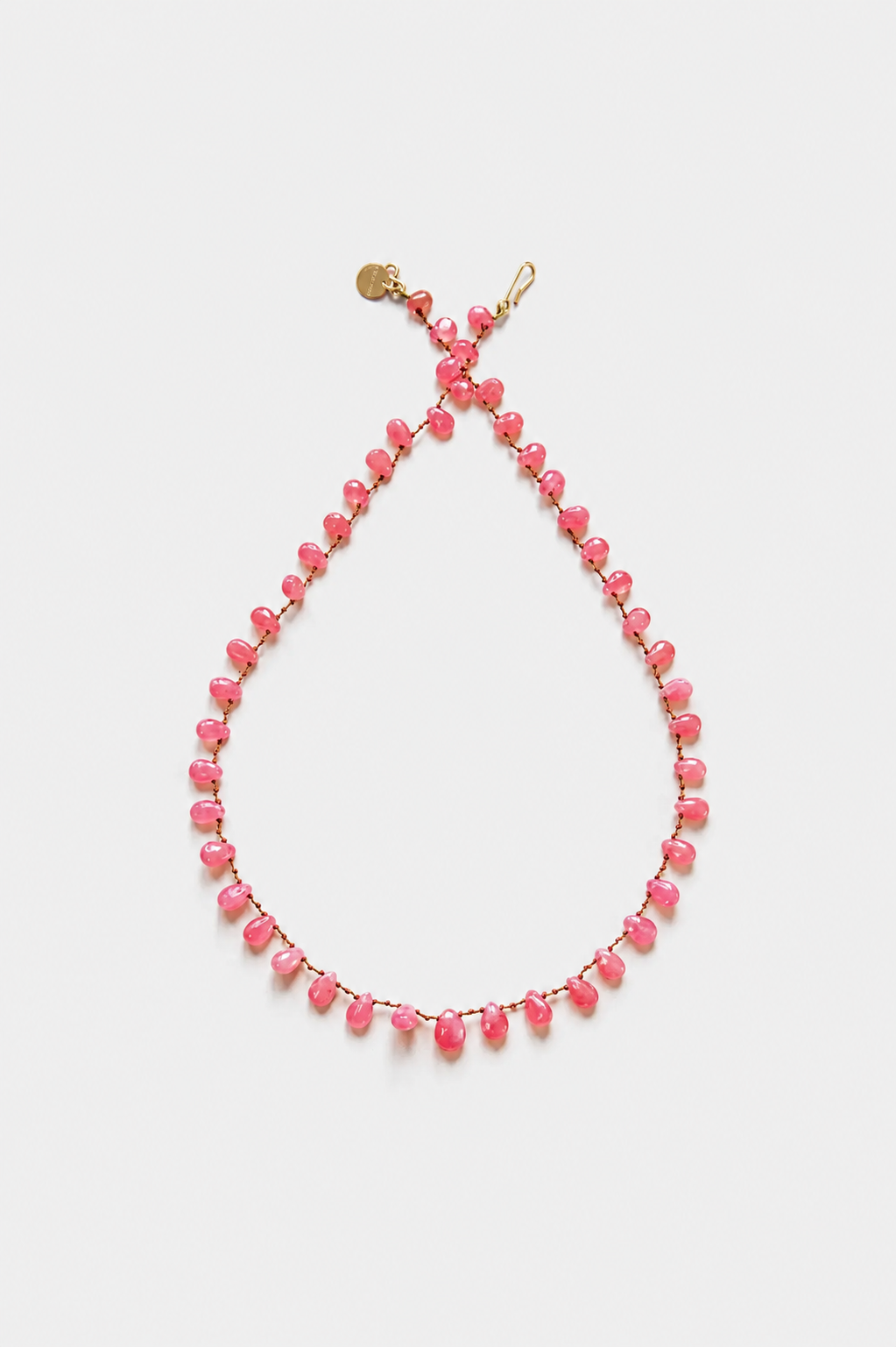Cheremoya Db Necklace, Rhodochrosite
