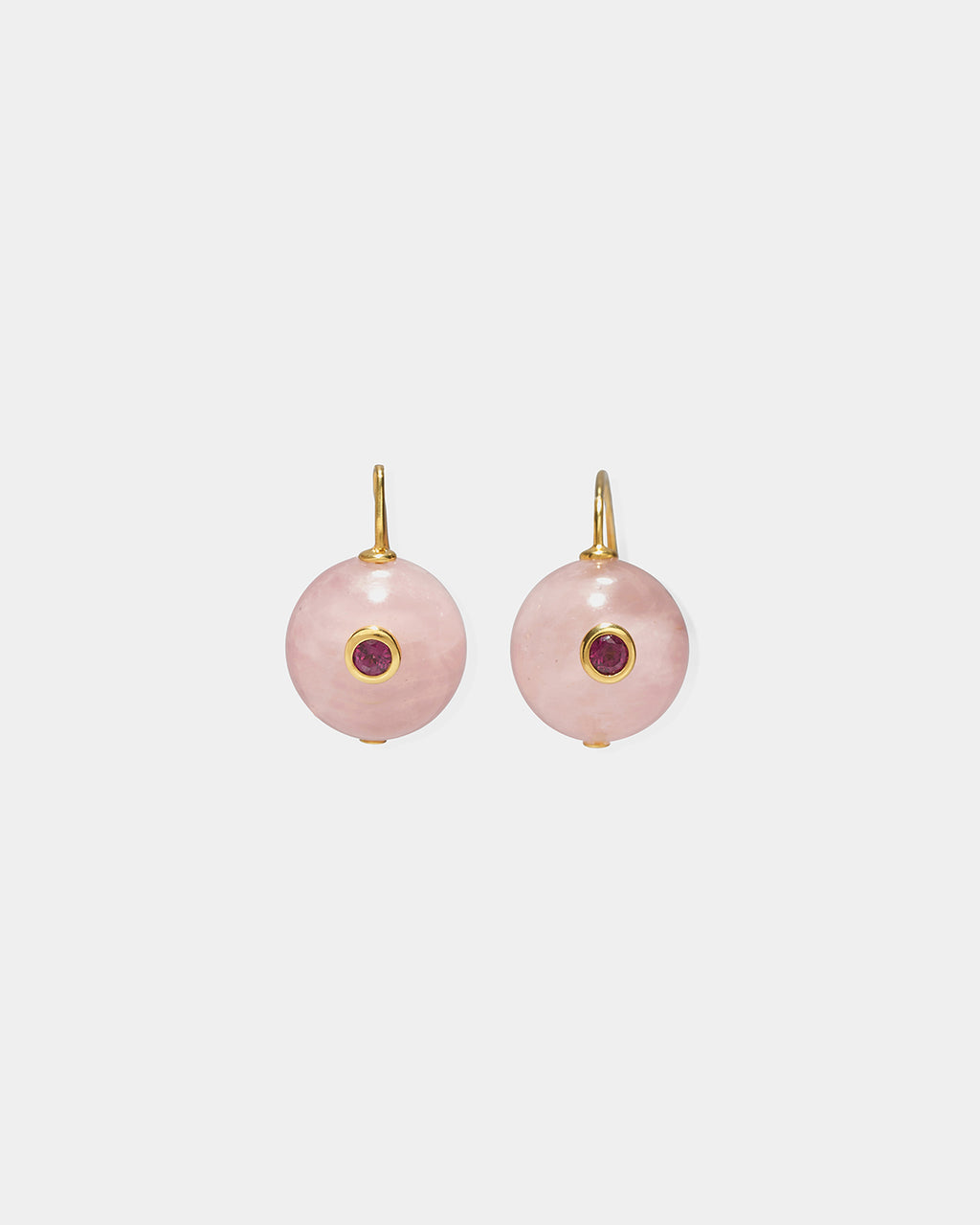 Comet Earrings, Madagascar Rose