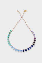Deep Ocean Necklace, Multi-Stone