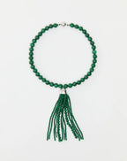 Delfina Necklace, Malachite