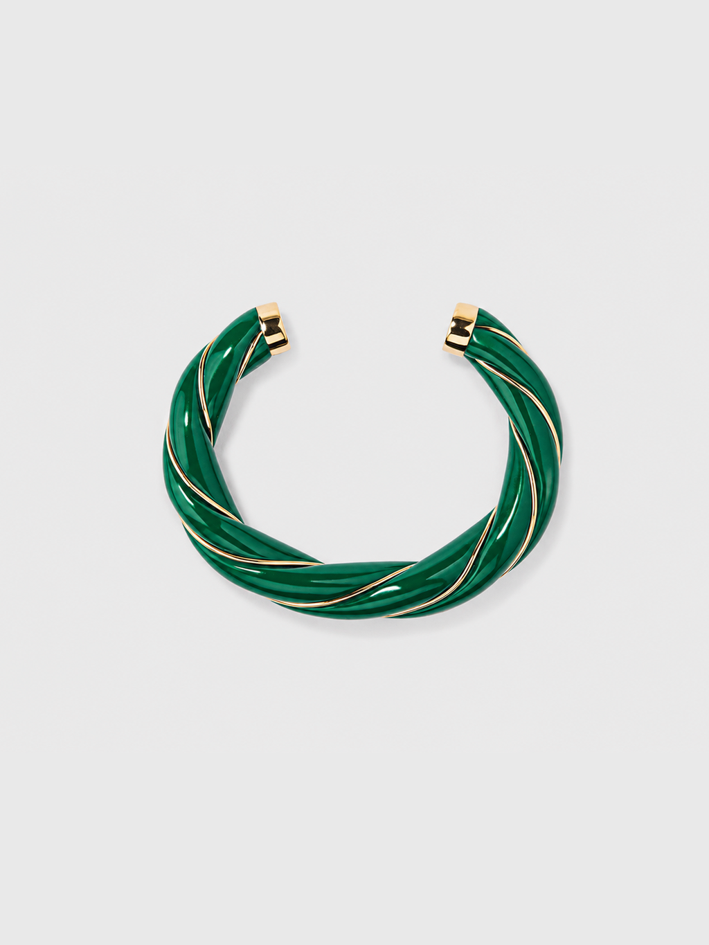 Diana Twisted Bracelet, Emerald