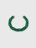 Diana Twisted Bracelet, Emerald
