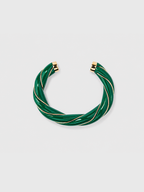 Diana Twisted Bracelet, Emerald