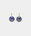 Comet Earrings, Lapis