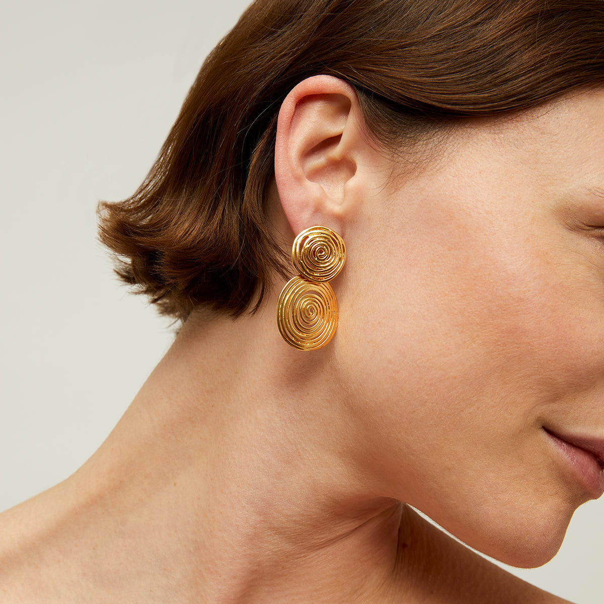 Small Wave Earrings