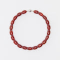 Donna Necklace, Red Jasper