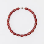 Donna Necklace, Red Jasper
