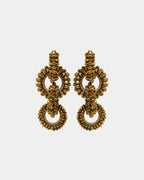 Jazmin Earrings, Dark Gold