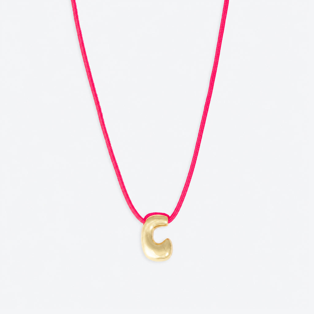 Baby Joy Necklace, Letter C