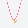 Baby Joy Necklace, Letter V