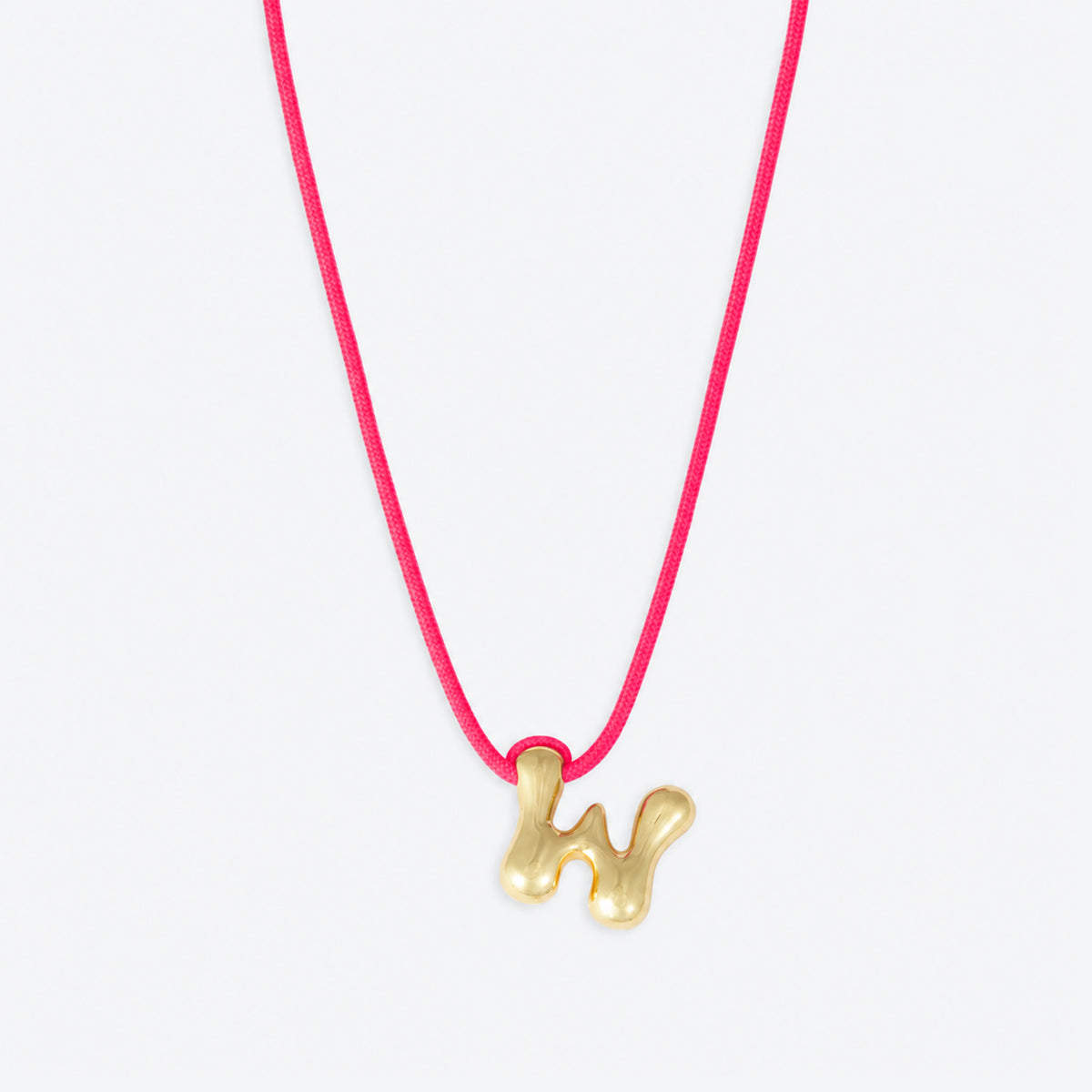 Baby Joy Necklace, Letter W
