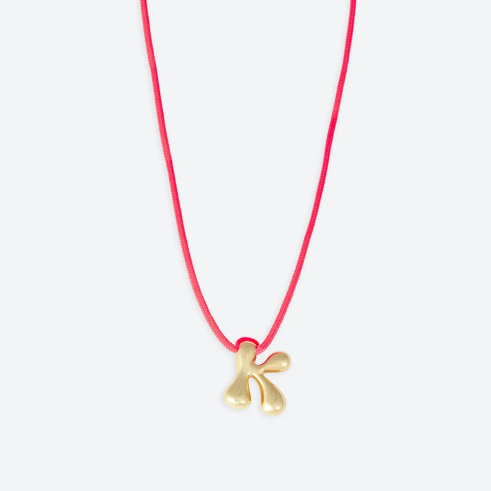 Baby Joy Necklace, Letter K