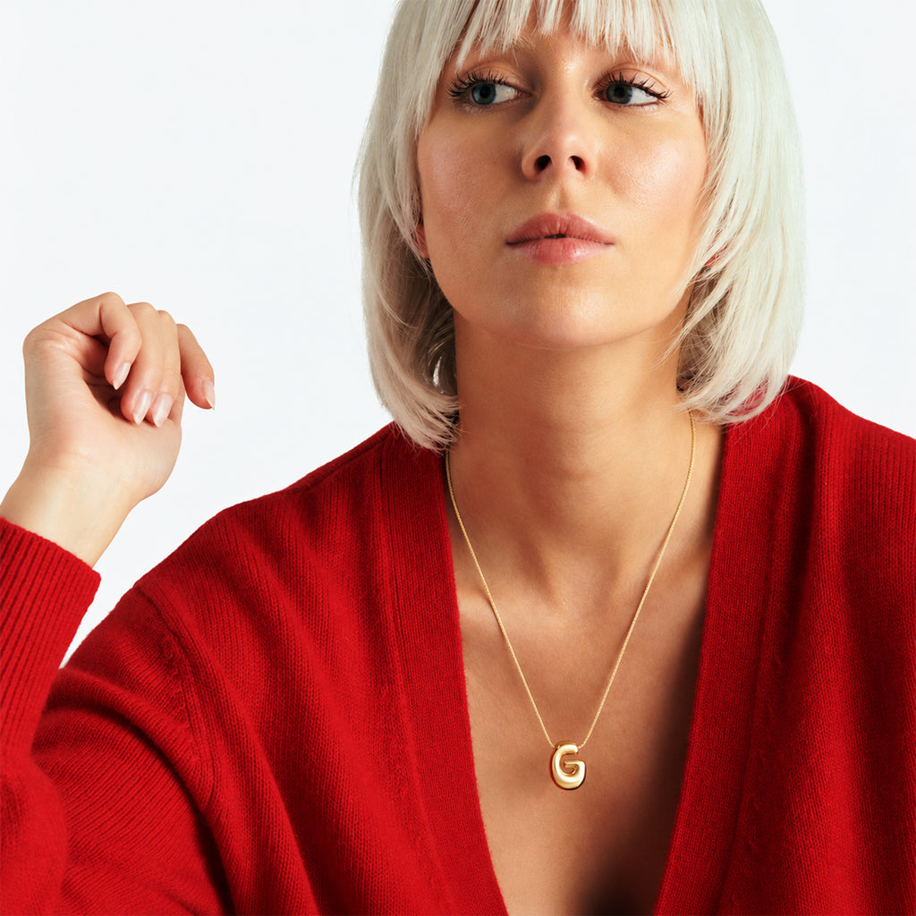 Joy Necklace,  Letter G