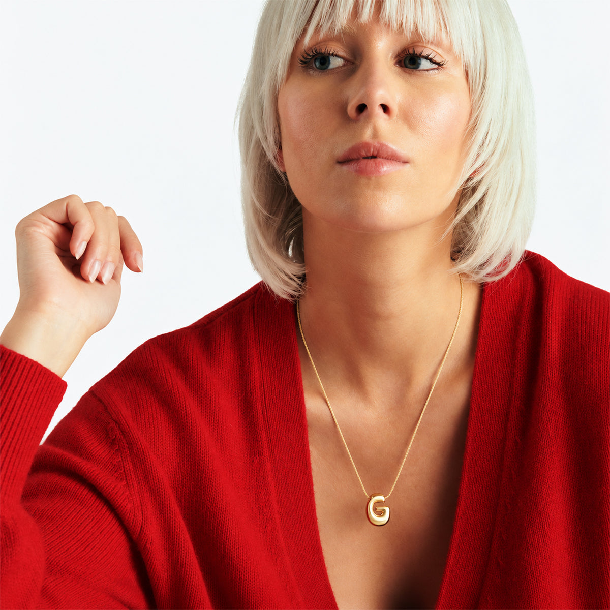 Joy Necklace,  Letter G
