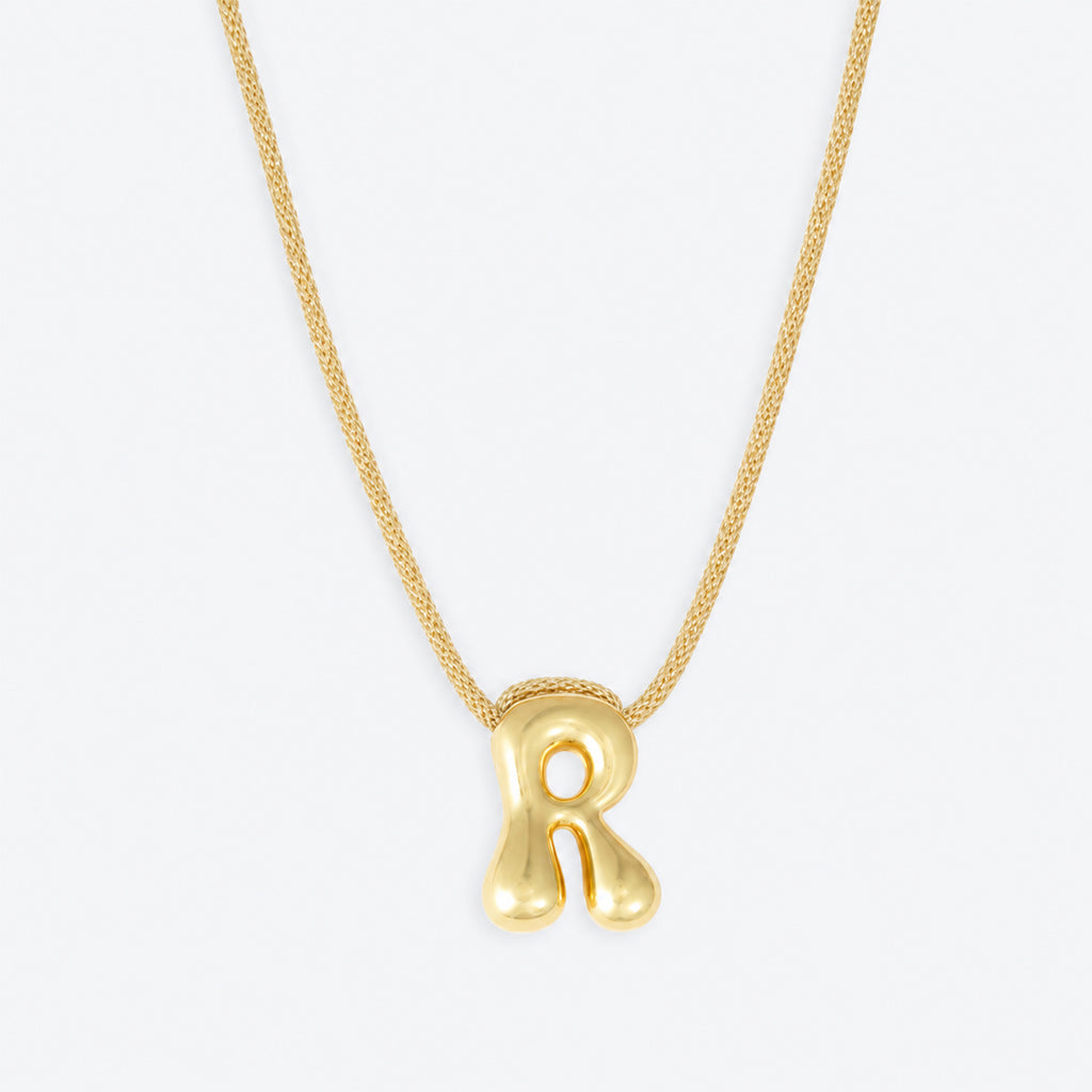 Joy Necklace,  Letter R