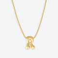 Joy Necklace,  Letter R