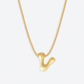 Joy Necklace,  Letter V