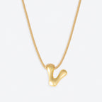 Joy Necklace,  Letter V